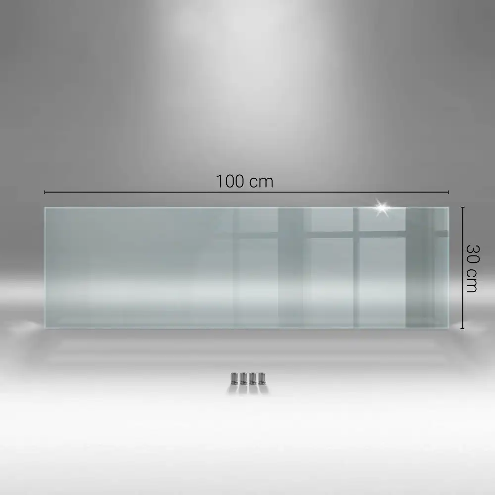 Transparentní kuchyňský panel