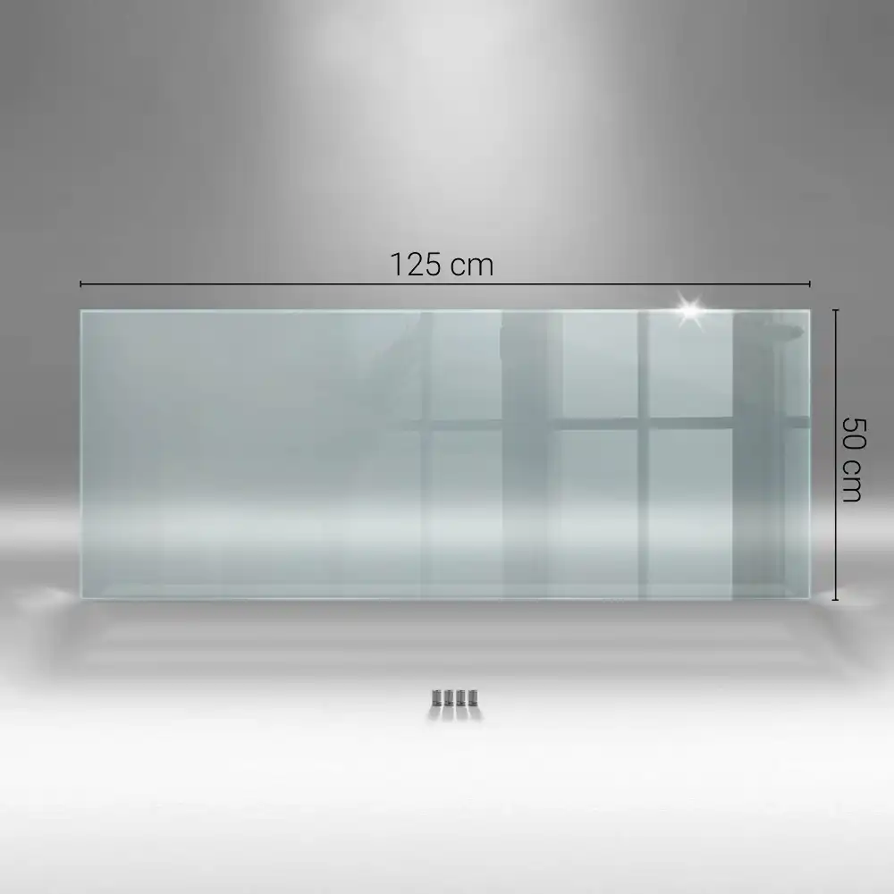 Transparentní kuchyňský panel
