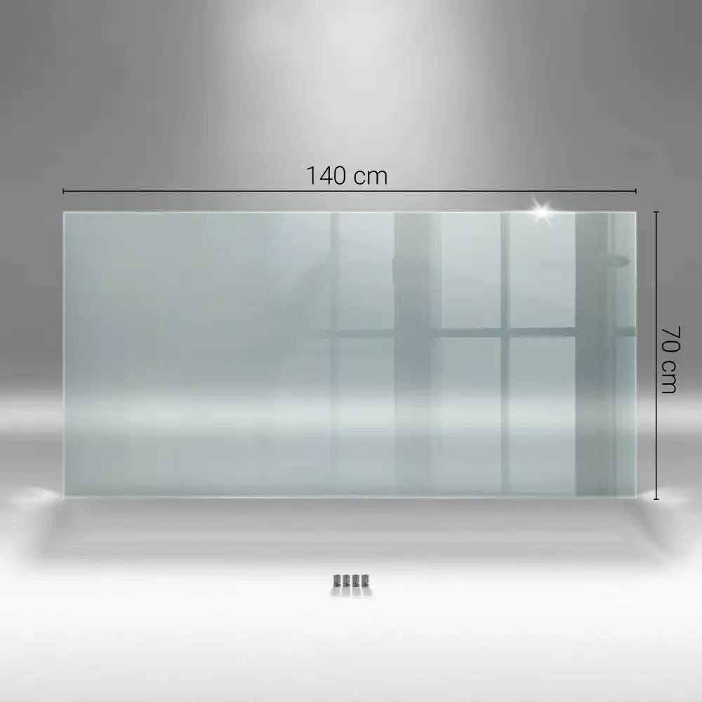 Transparentní kuchyňský panel