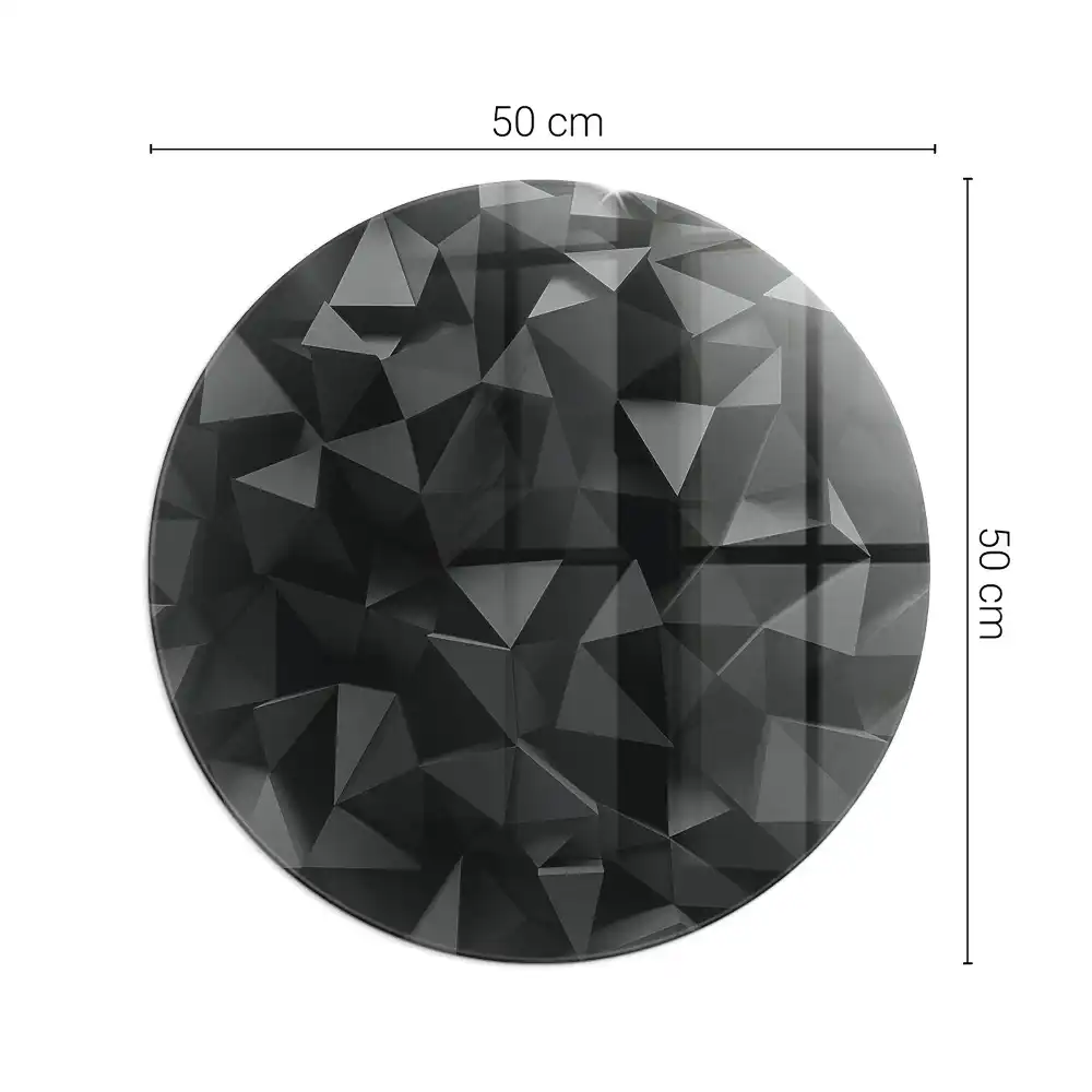 Kulatá podložka před krb geometrie ve třech rozměrech