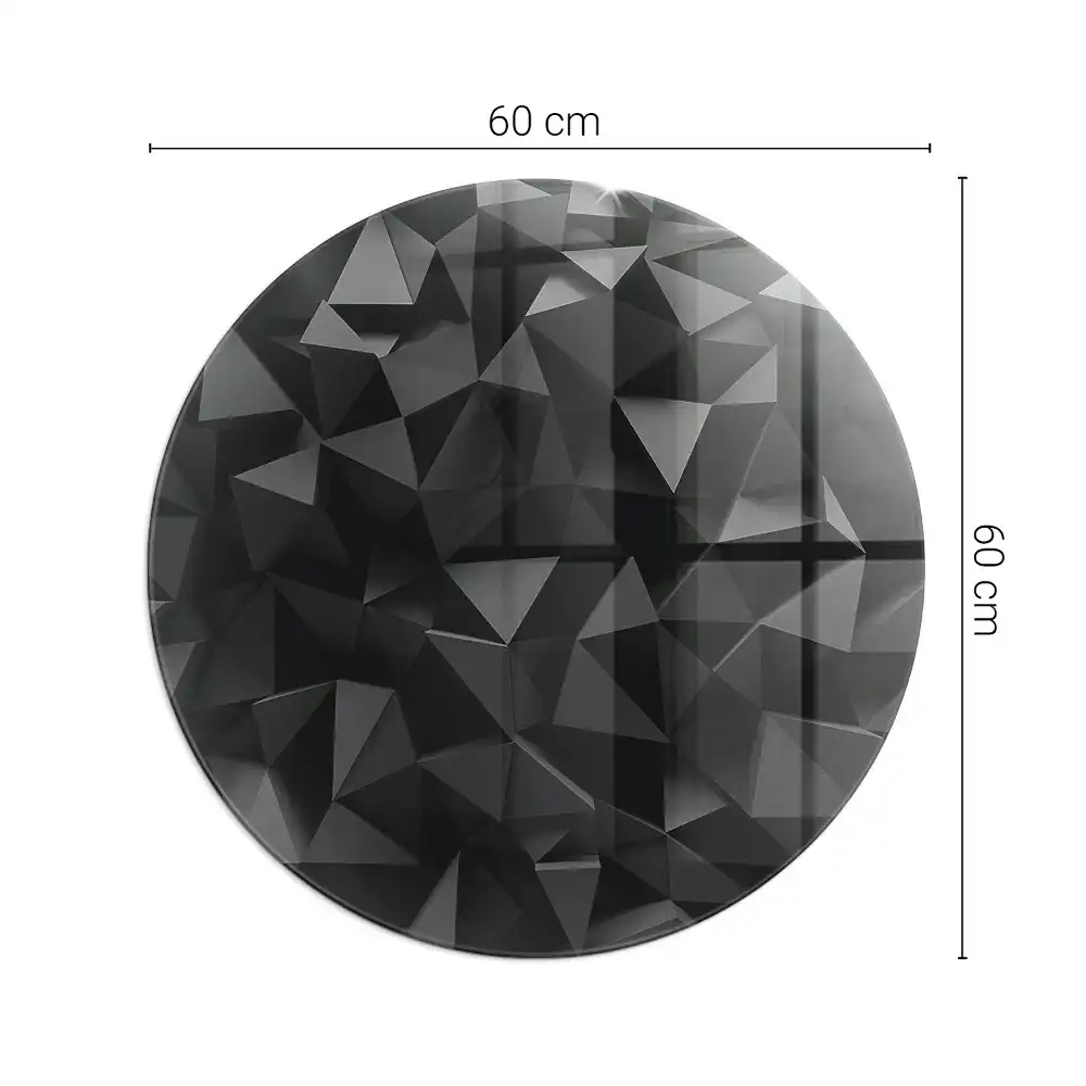 Kulatá podložka před krb geometrie ve třech rozměrech