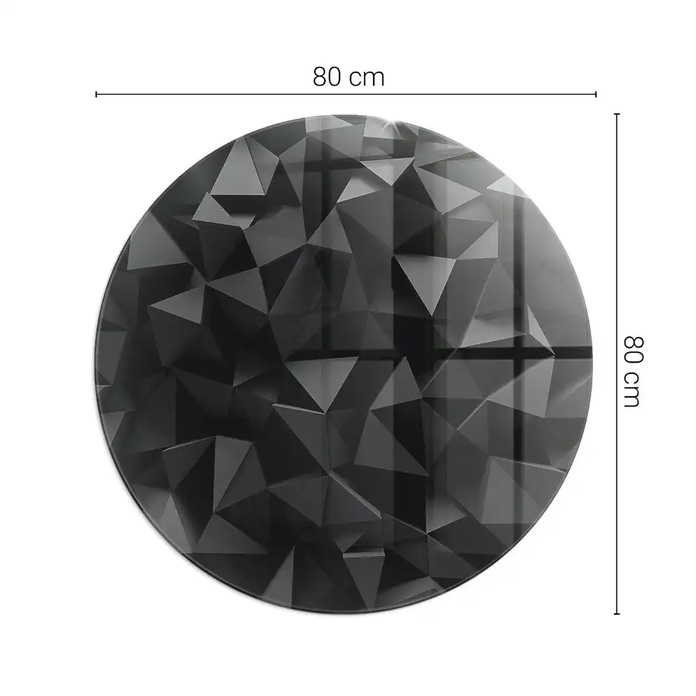 Kulatá podložka před krb geometrie ve třech rozměrech