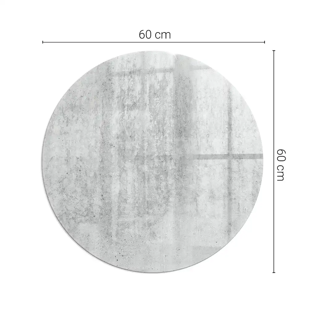 Kulatá podložka pod krb ze surového betonu