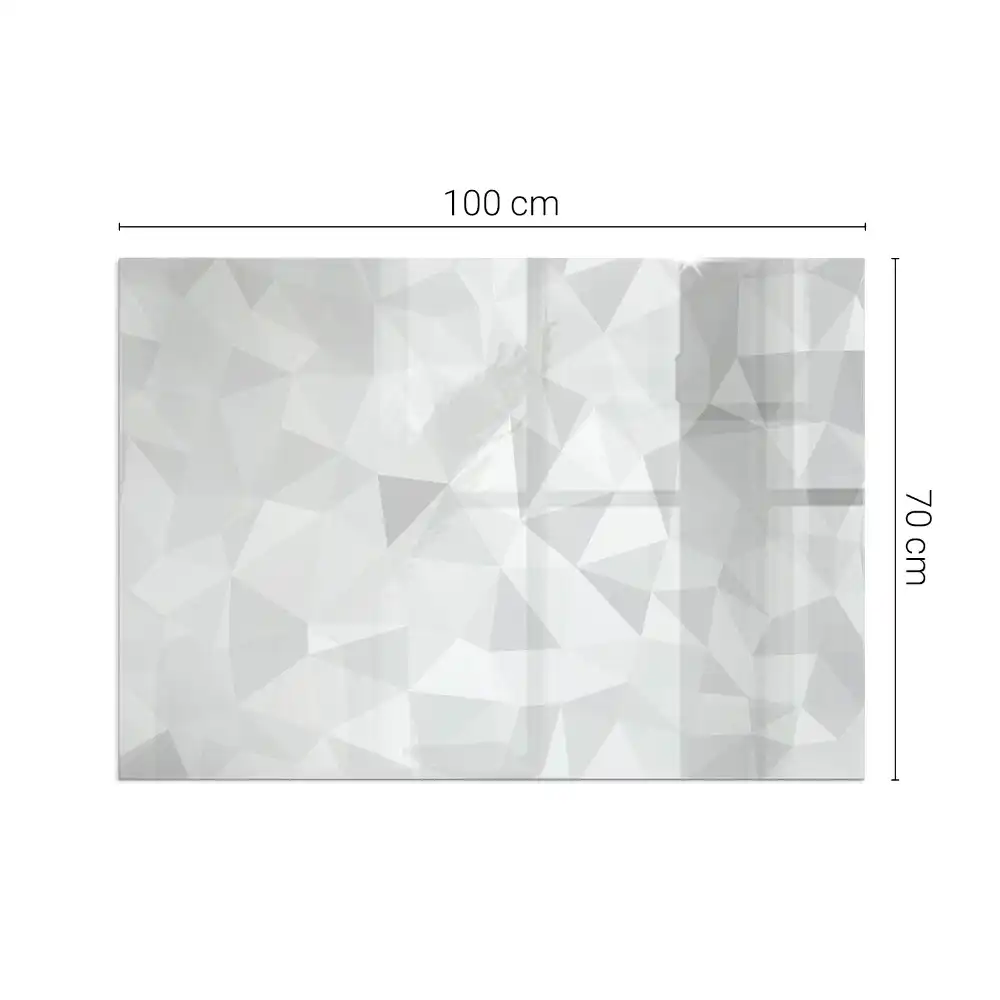 Obdélníková nehořlavá podložka pod kamna abstraktní geometrický vzor