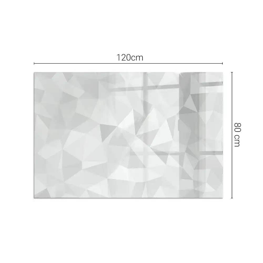 Obdélníková nehořlavá podložka pod kamna abstraktní geometrický vzor