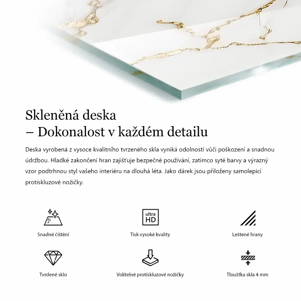 Čtvercová deska na stůl z přírodního dřeva s pryskyřicí