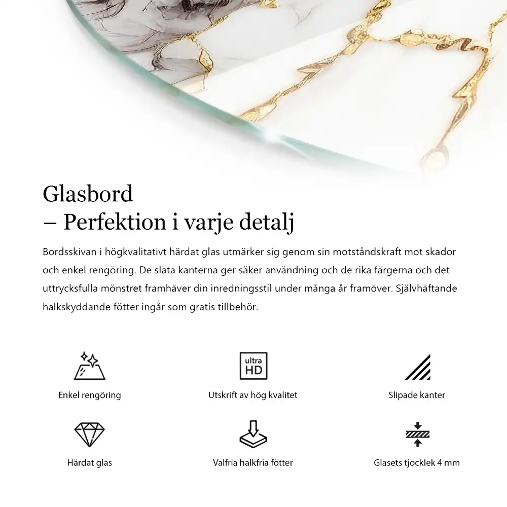 Kulatá stolová deska s přírodní dřevěnou strukturou