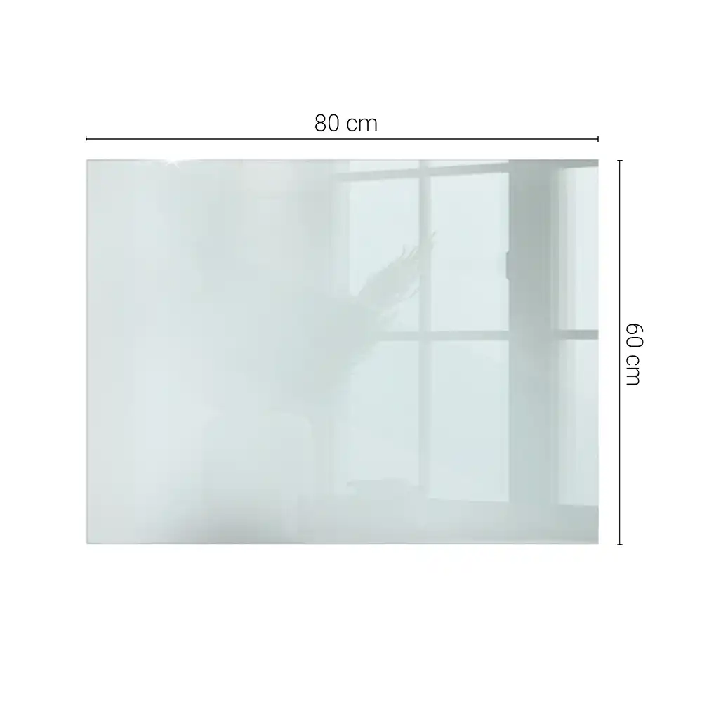 Obdélníková průhledná skleněná deska