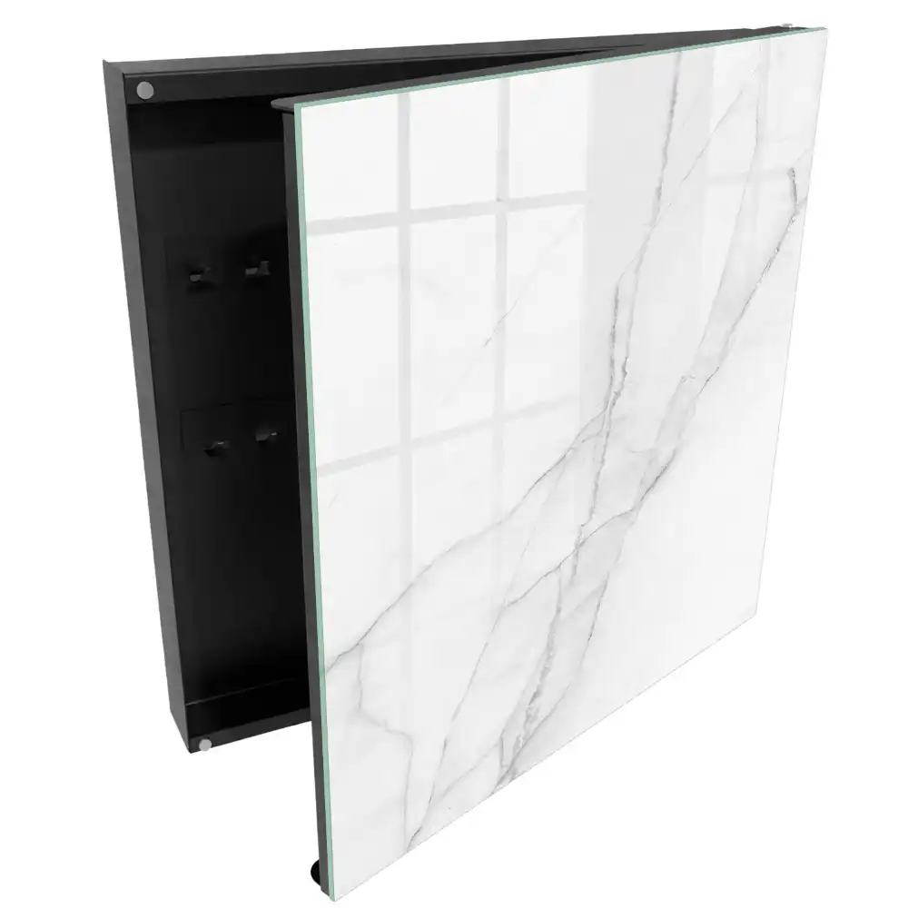 Elegantní box na klíče s jemným mramorovým vzorem
