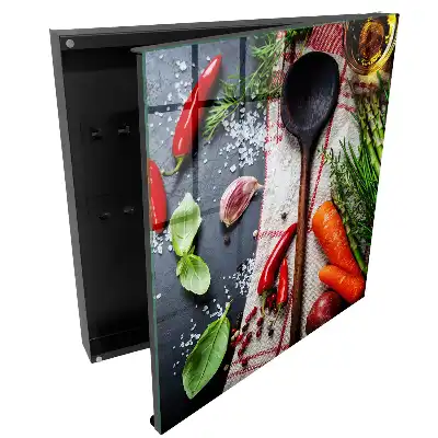 Nástěnný box na klíče s motivem kuchyně