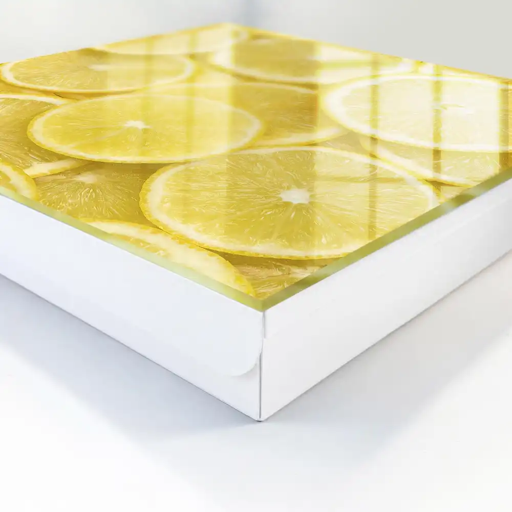 Box na klíče s motivem šťavnatých plátků citronu