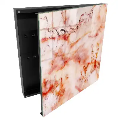 Nástěnná skříňka na klíče s elegantním mramorovým designem