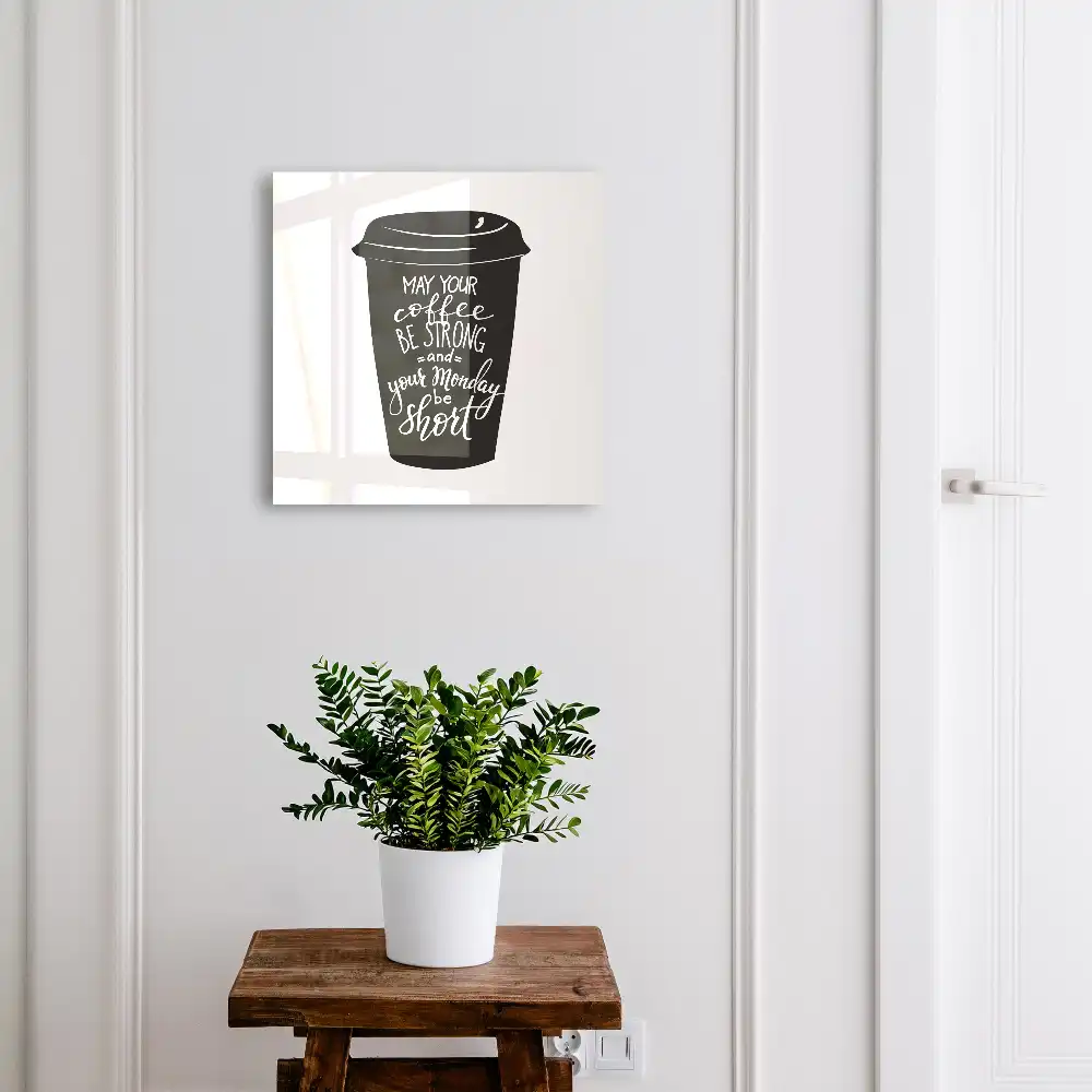 Moderní box na klíče s vtipným nápisem hrnek