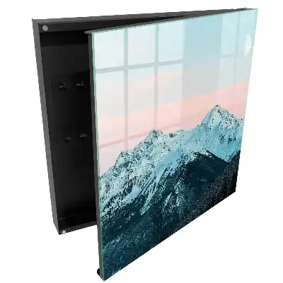 Box na klíče Zasněžené hory v měsíčním světle