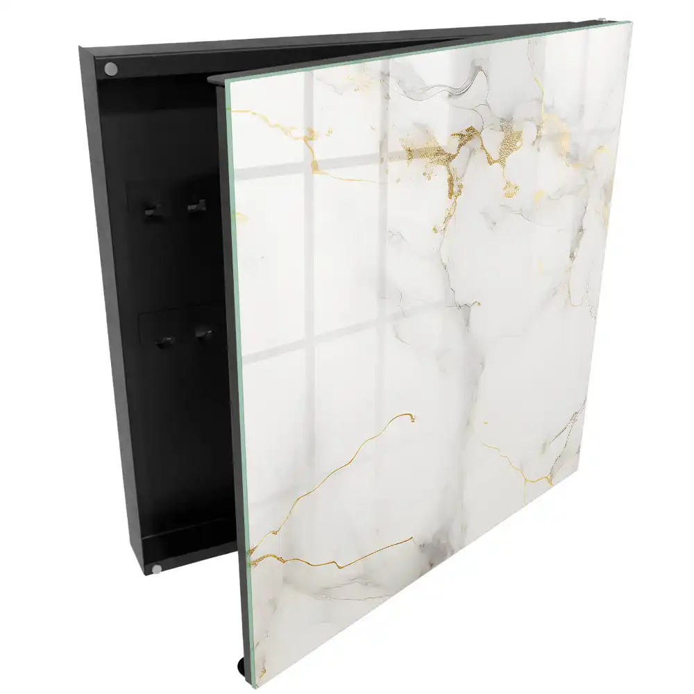 Elegantní box na klíče s mramorovým designem