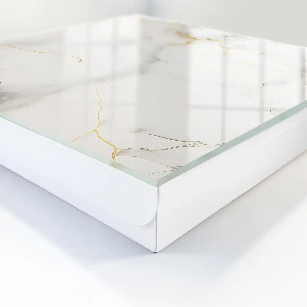 Elegantní box na klíče s mramorovým designem
