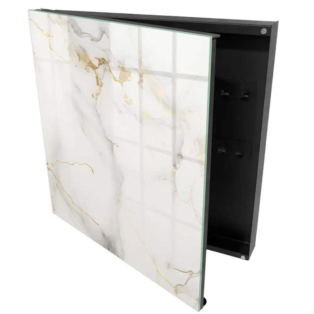 Elegantní box na klíče s mramorovým designem