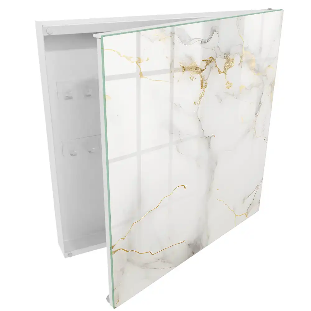 Elegantní box na klíče s mramorovým designem