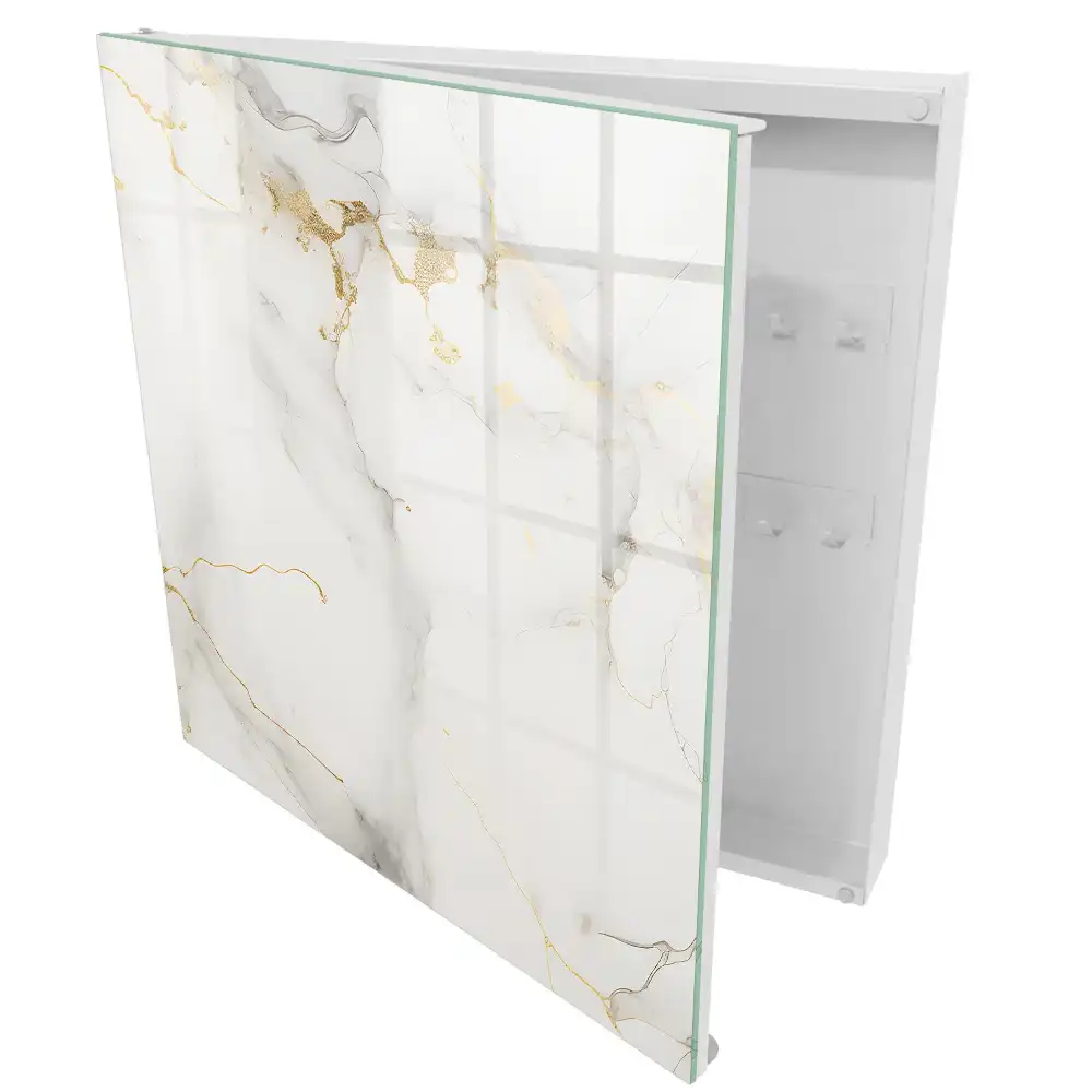 Elegantní box na klíče s mramorovým designem