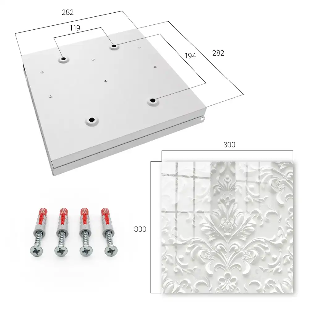 Nástěnná skříňka na klíče v elegantním designu