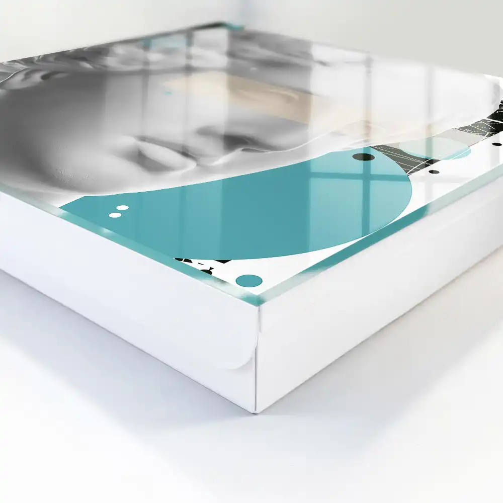 Elegantní sochařský box na klíče s geometrickým designem