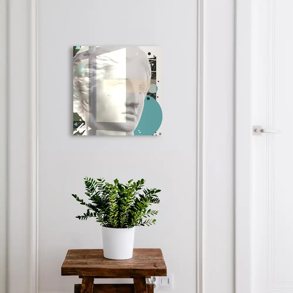Elegantní sochařský box na klíče s geometrickým designem