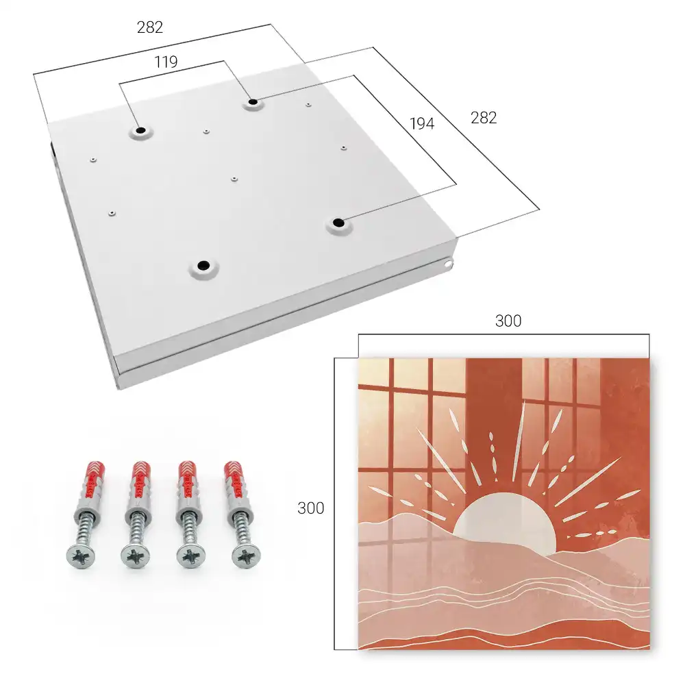 Box na klíče Energie a harmonie v minimalistickém designu