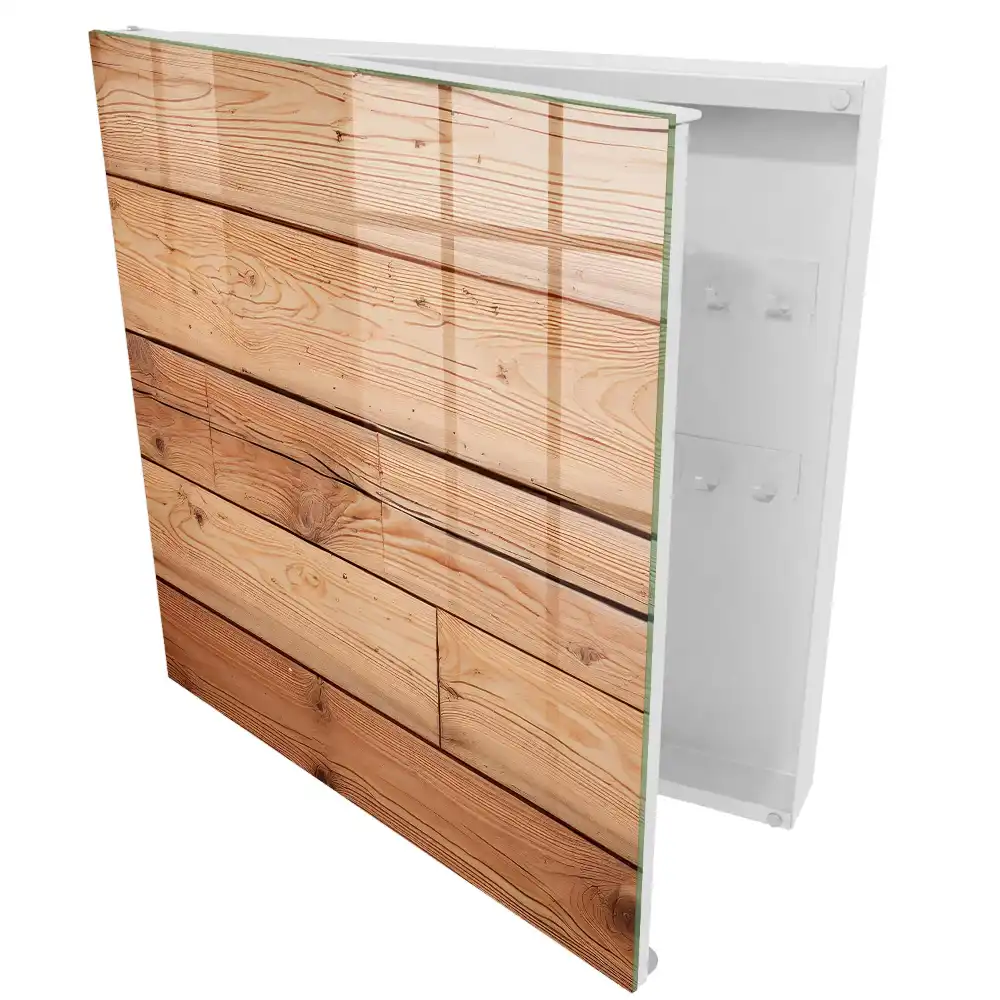 Dřevěný box na klíče v přírodním odstínu