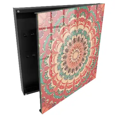 Box na klíče s mandalou a detailními vzory
