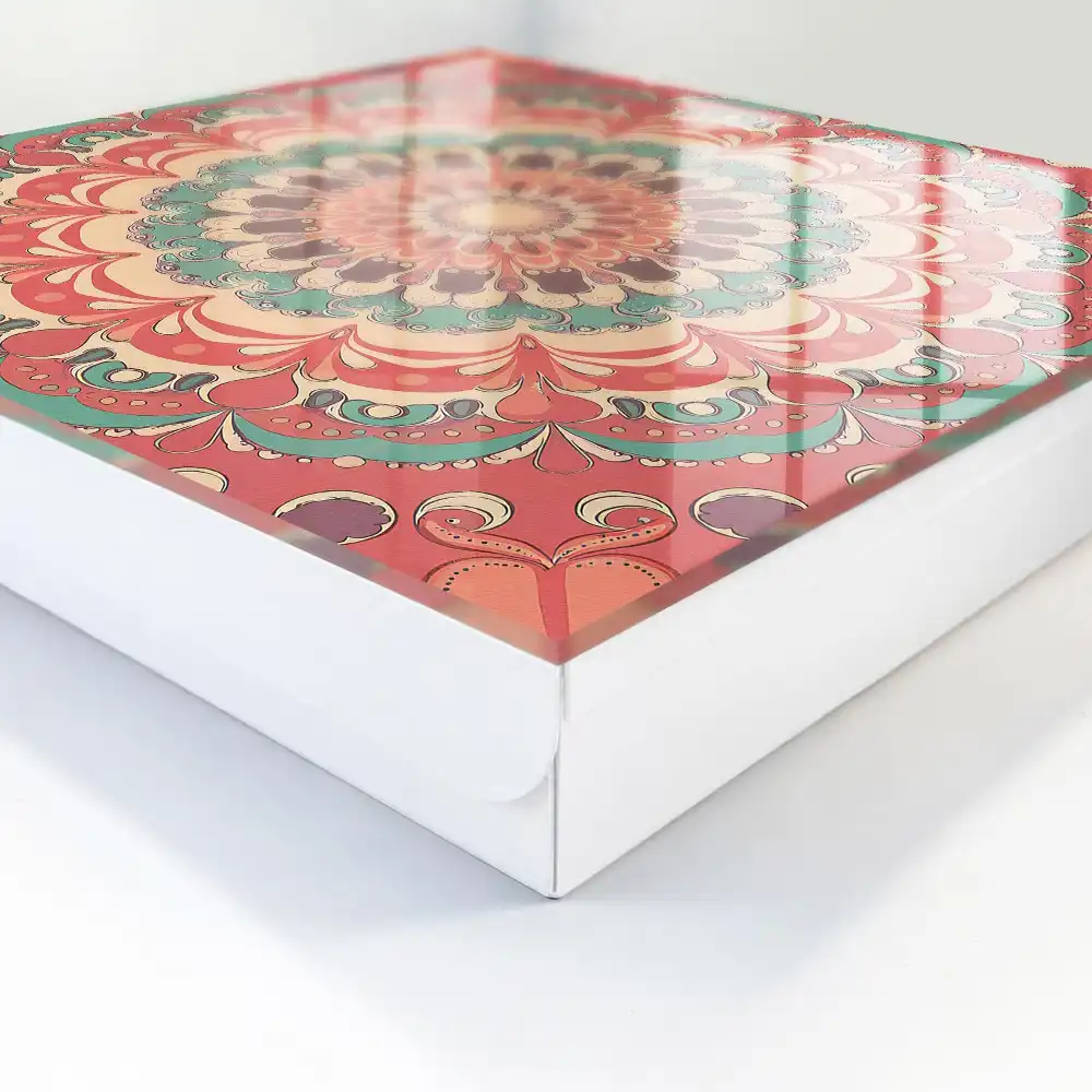 Box na klíče s mandalou a detailními vzory