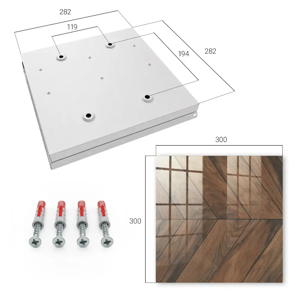 Dřevěná skříňka na klíče v elegantním designu rybí kosti