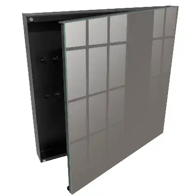 Nástěnná skříňka na klíče v elegantním monochromatickém provedení