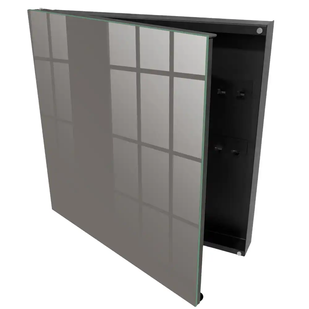 Nástěnná skříňka na klíče v elegantním monochromatickém provedení