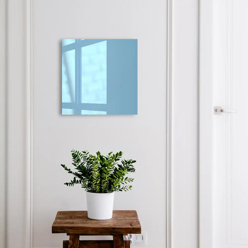 Box na klíče s motivem klidu a elegance na modrém pozadí