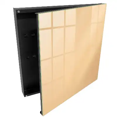 Elegantní minimalistický box na klíče v teplé béžové barvě