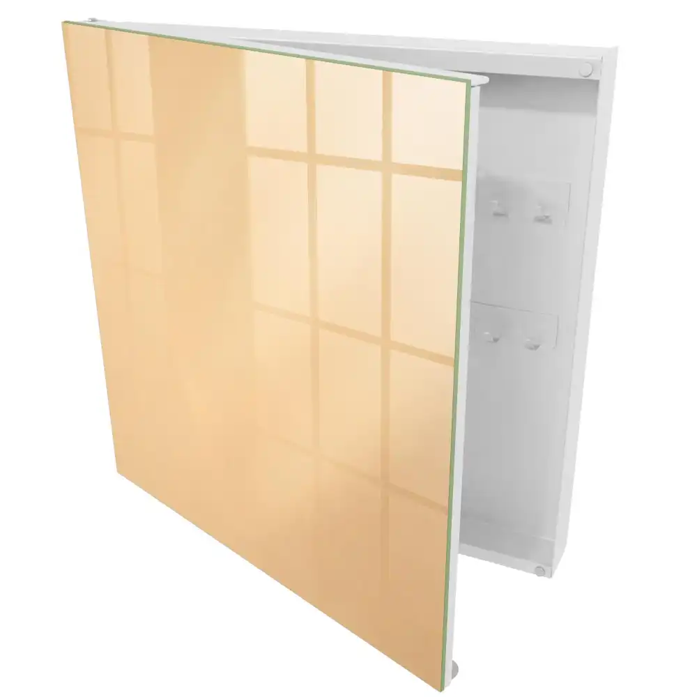 Elegantní minimalistický box na klíče v teplé béžové barvě