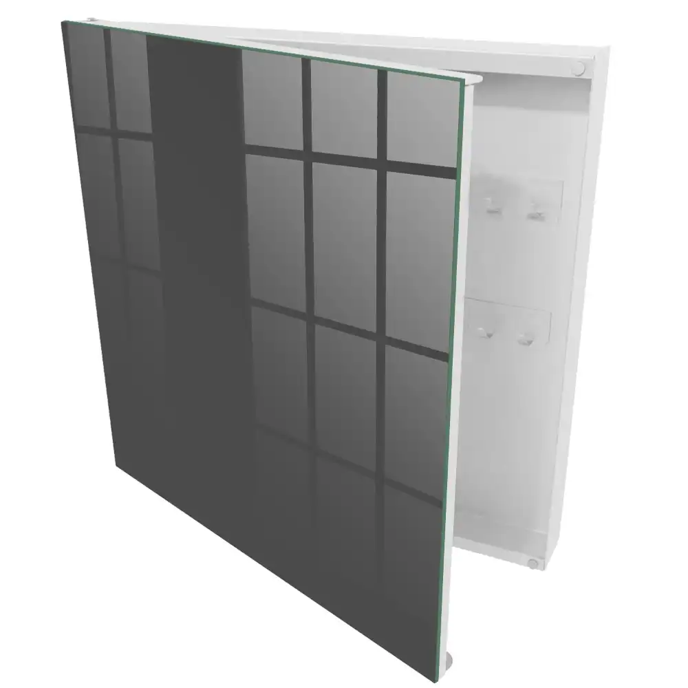 Minimalistický pevný box na klíče v tmavě šedé barvě