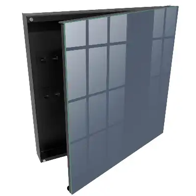 Elegantní schránka na klíče v monochromatickém designu