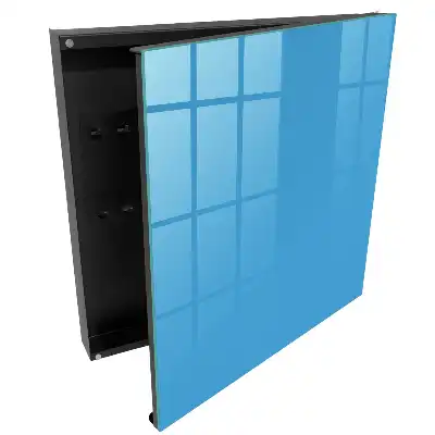 Elegantní box na klíče v modré barvě