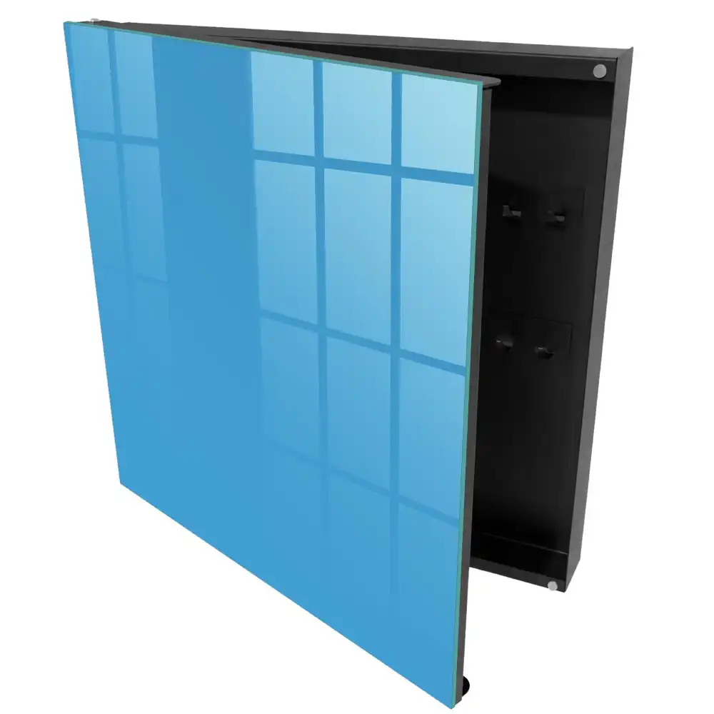 Elegantní box na klíče v modré barvě