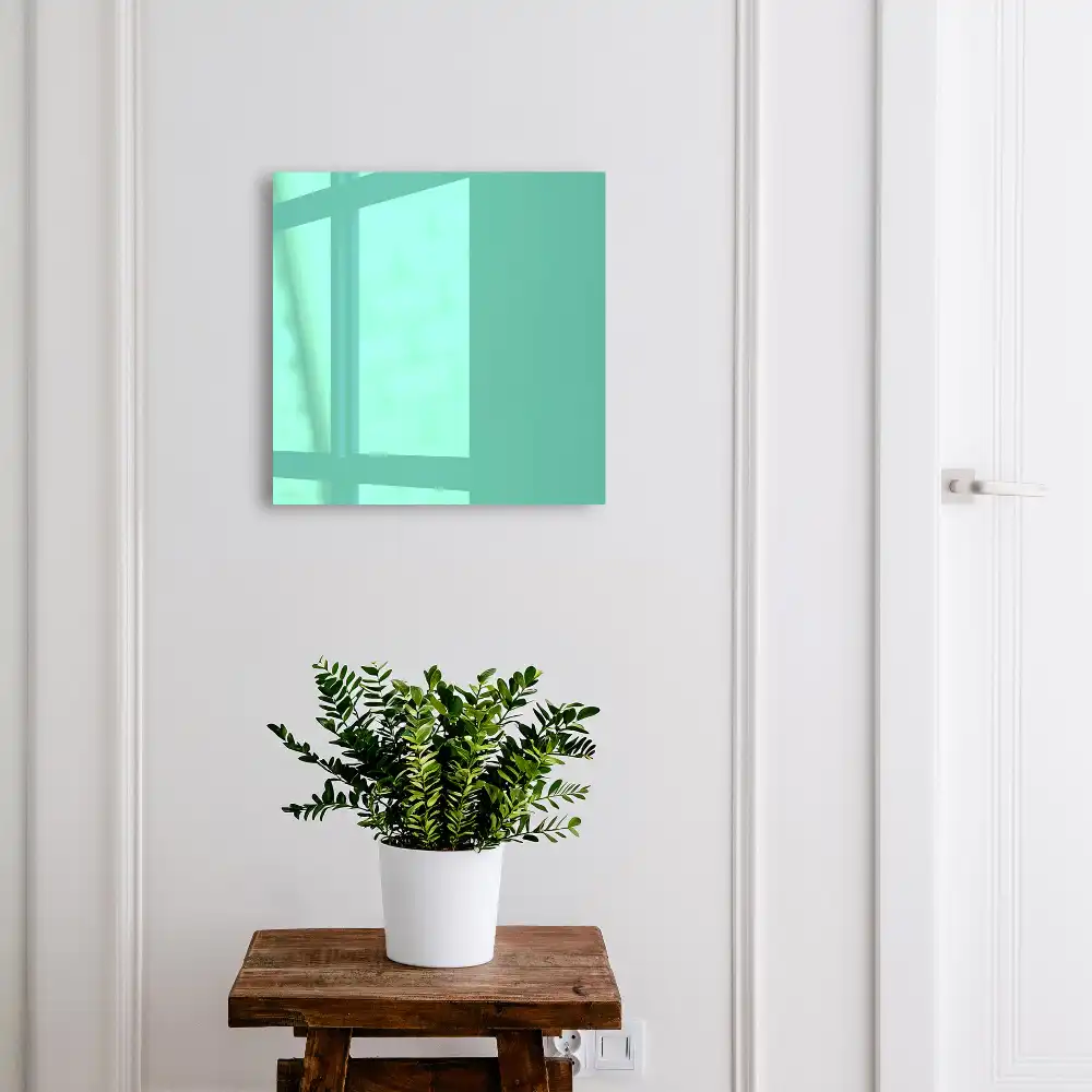 Tyrkysový minimalistický box na klíče v elegantním provedení