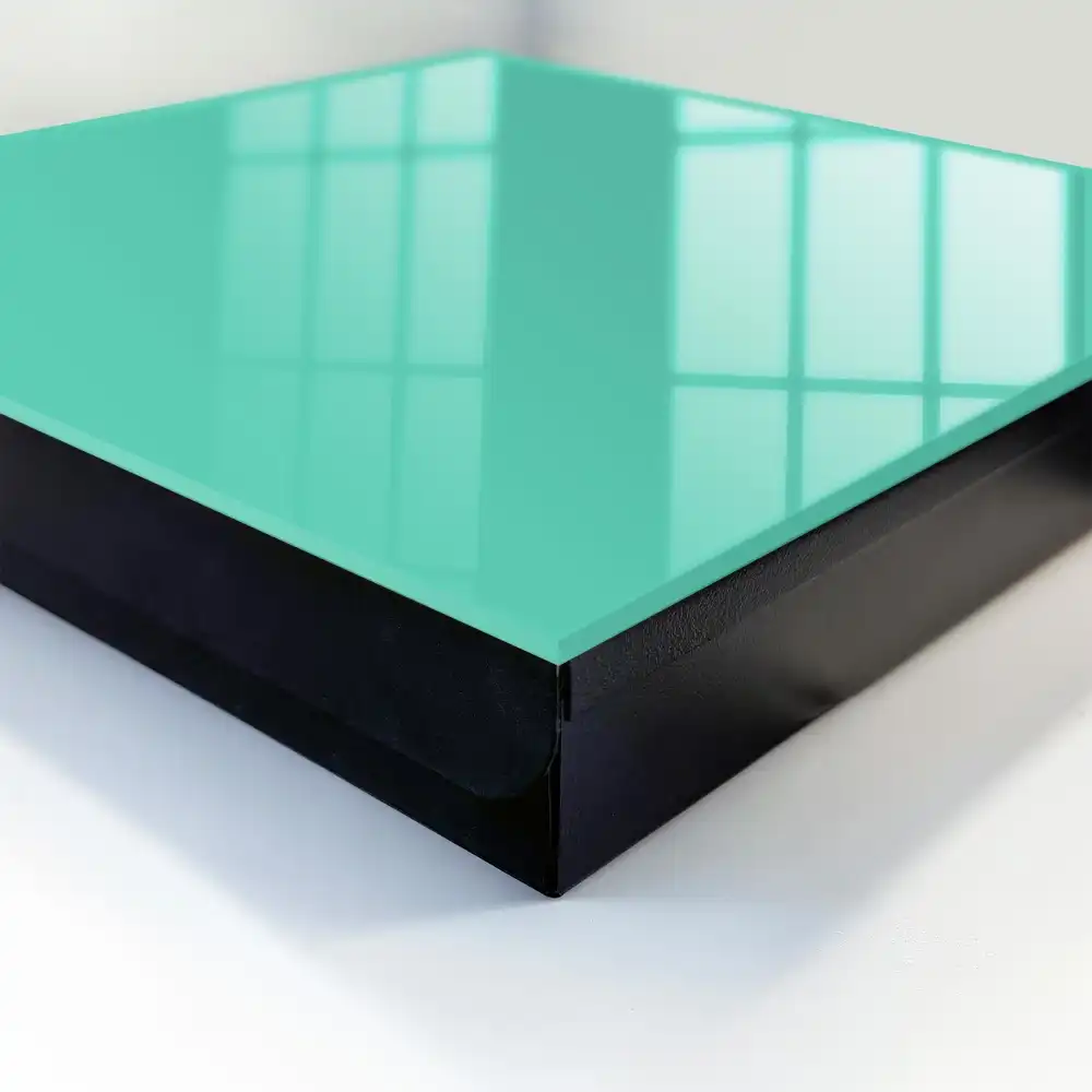 Tyrkysový minimalistický box na klíče v elegantním provedení