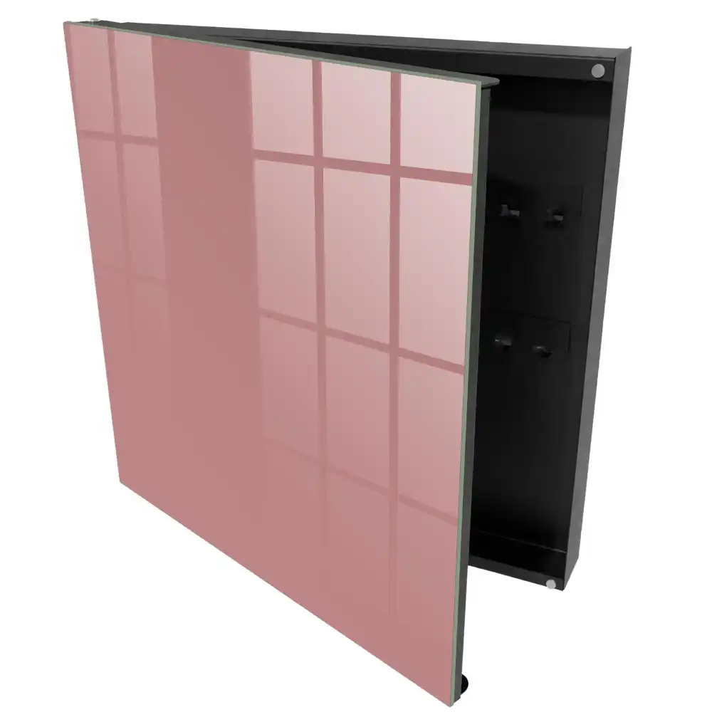 Elegantní minimalistický box na klíče ve vínovém odstínu