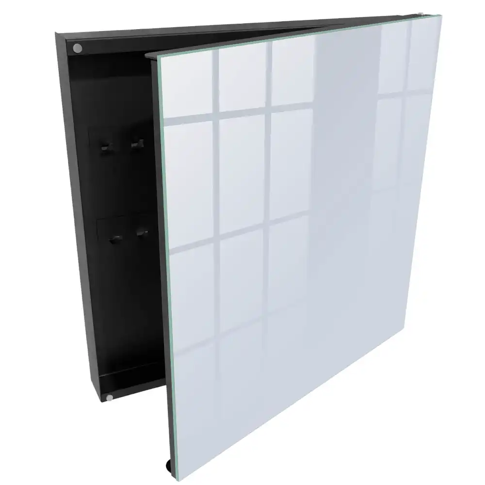 Minimalistický box na klíče Mír harmonie v šedé barvě