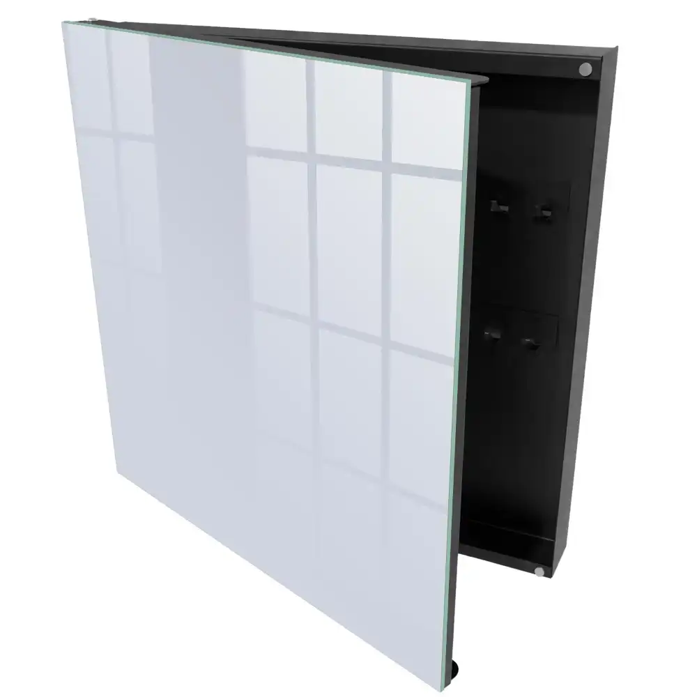 Minimalistický box na klíče Mír harmonie v šedé barvě