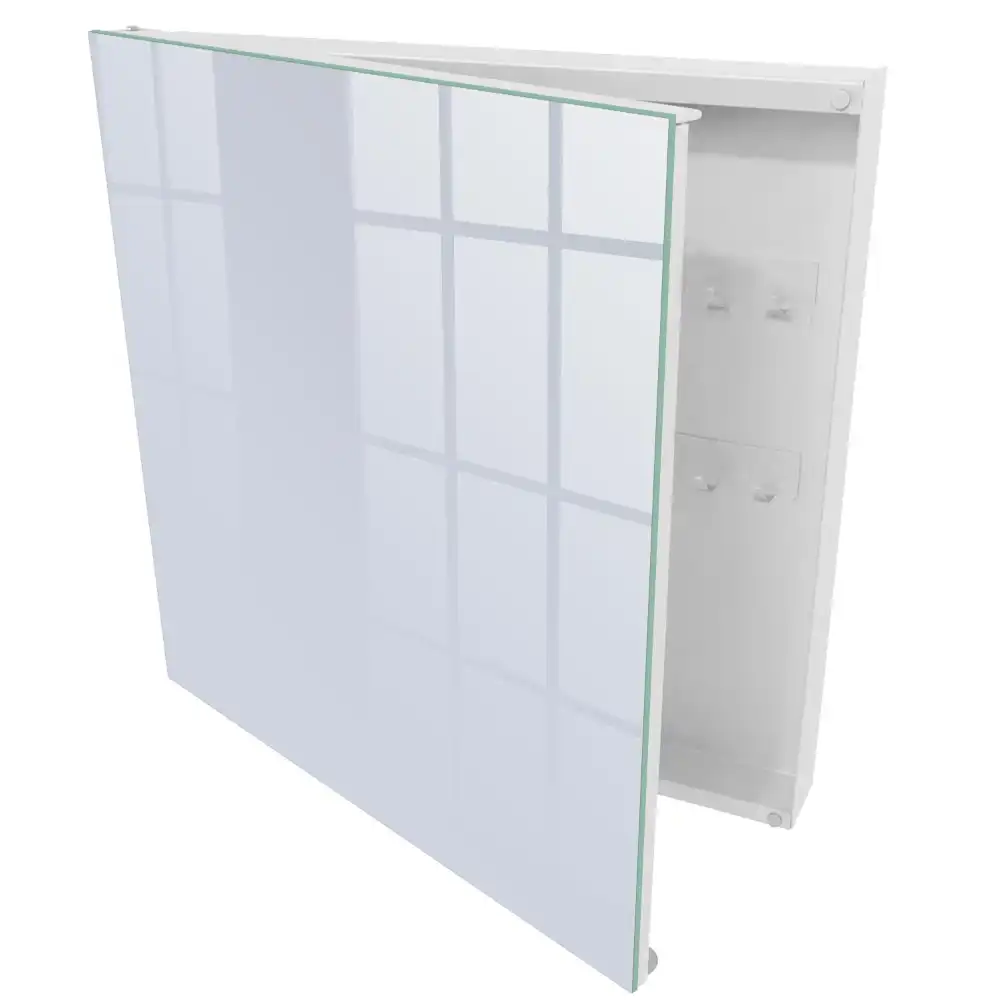 Minimalistický box na klíče Mír harmonie v šedé barvě