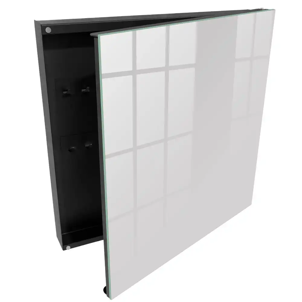 Minimalistická schránka na klíče v šedé barvě