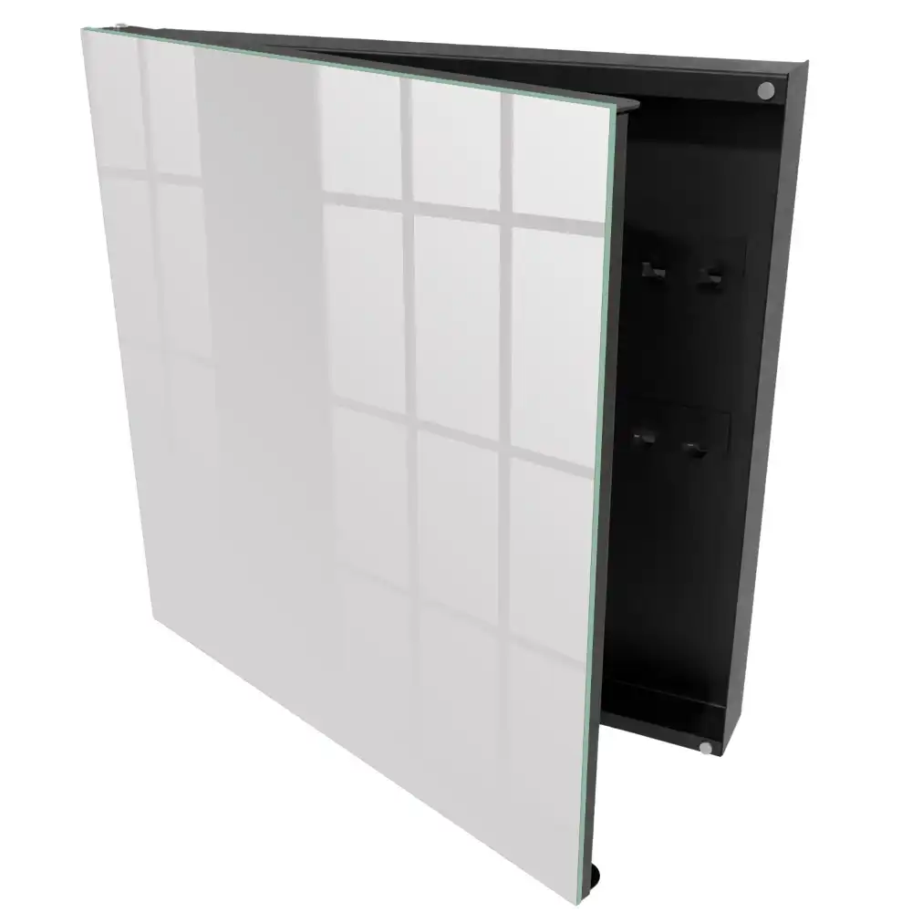 Minimalistická schránka na klíče v šedé barvě