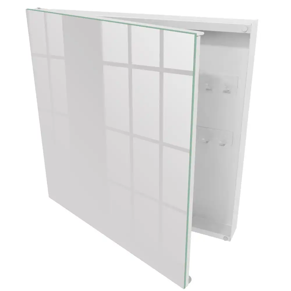 Minimalistická schránka na klíče v šedé barvě