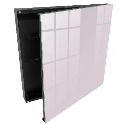 Elegantní schránka na klíče v jemně růžové barvě
